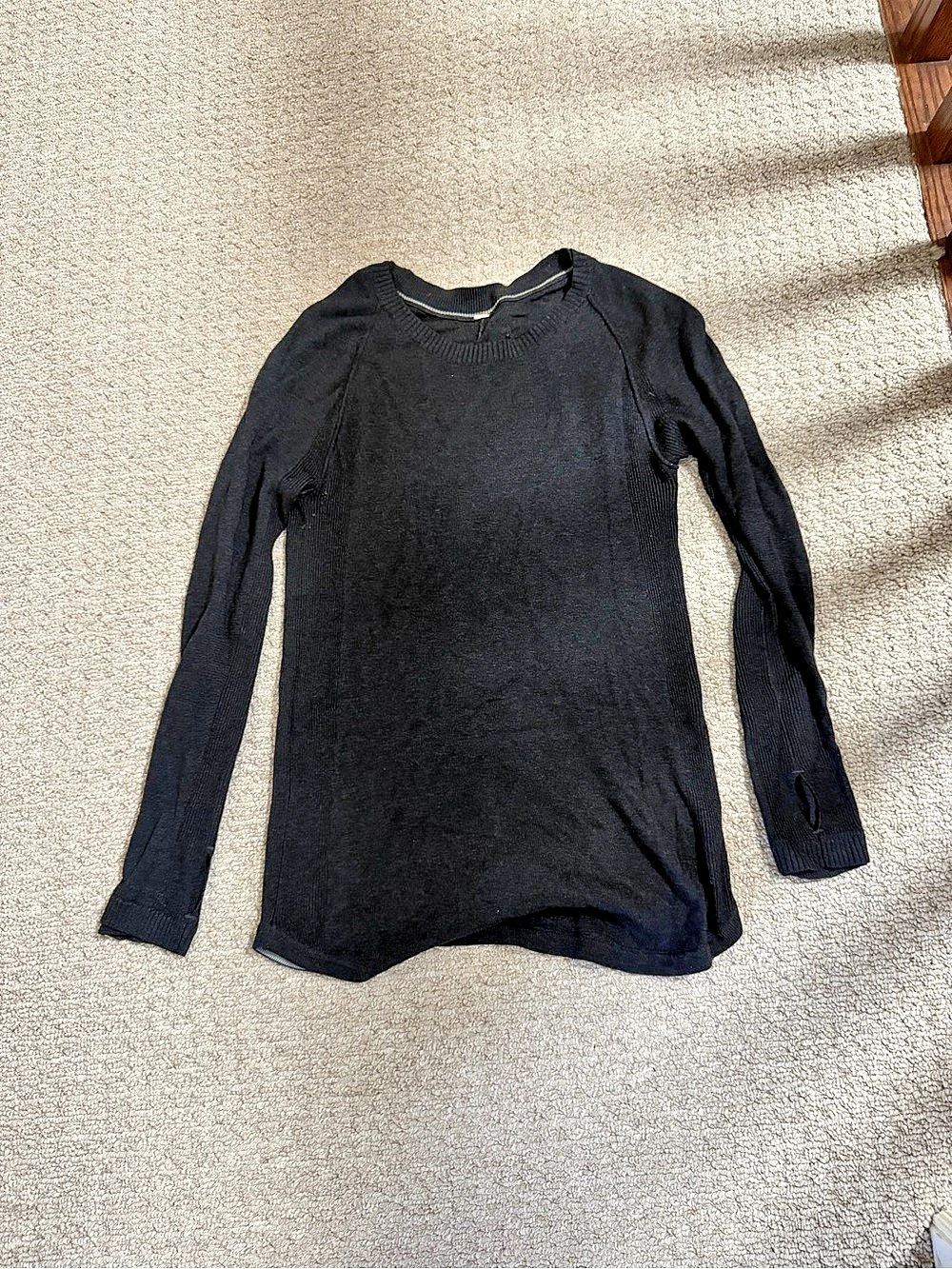 Lululemon Sunshine Coast Long Sleeve Grey Top